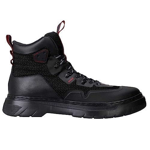 HUGO Herren Urian_halb_mx Half_Boot, Schwarz, 44 EU von HUGO