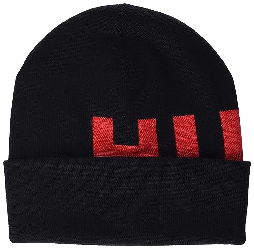 HUGO Herren Xipro Beanie, Black1, Einheitsgröße EU von HUGO