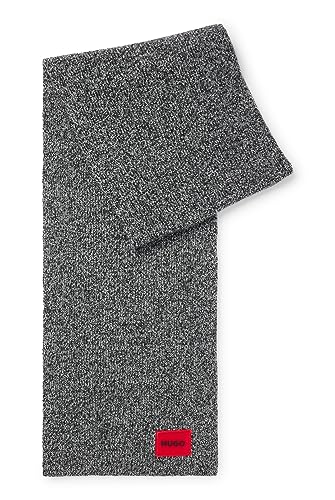 HUGO Herren Zaff 6 SCARF, Dark Grey23, ONESIZEZE EU von HUGO