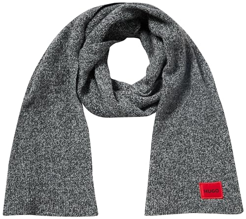 HUGO Herren Zaff 6 SCARF, Dark Grey23, ONESIZEZE EU von HUGO