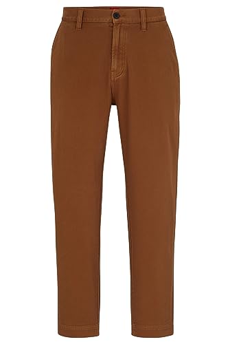 HUGO Herren Zeebo233d Trousers Flat, Rust/Copper224, 31W / 32L EU von HUGO