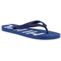 HUGO Herren Zehensandalen blau Gummi von HUGO