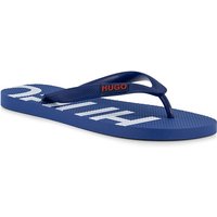 HUGO Herren Zehensandalen blau Gummi von HUGO