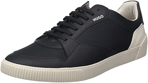 HUGO Herren Zero_Tenn_purp Sneakers Black1 40 von HUGO