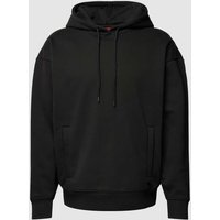 HUGO Hoodie mit überschnittenen Schultern Modell 'Dplanet' in Black, Größe M von HUGO