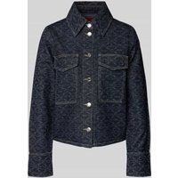 HUGO Jeansjacke mit Umlegekragen Modell 'Gadison' in Dunkelblau, Größe M HUGO Jeansjacke mit Umlegekragen Modell 'Gadison' in Dunkelblau, Größe M von HUGO