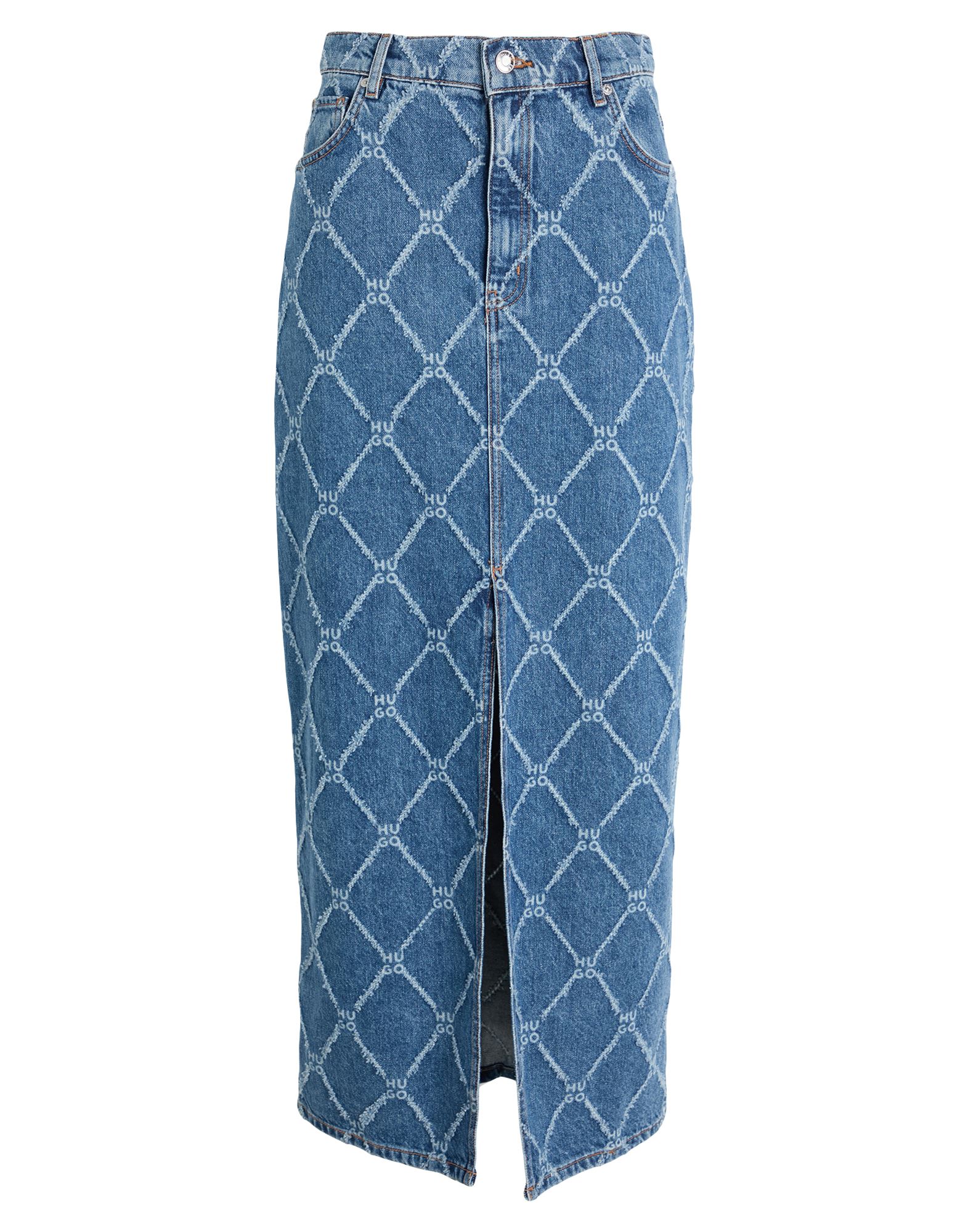 HUGO Jeansrock Damen Blau von HUGO