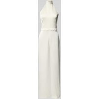 HUGO Jumpsuit mit rückseitiger Schluppe Modell 'Ketania' in Weiss, Größe 44 von HUGO