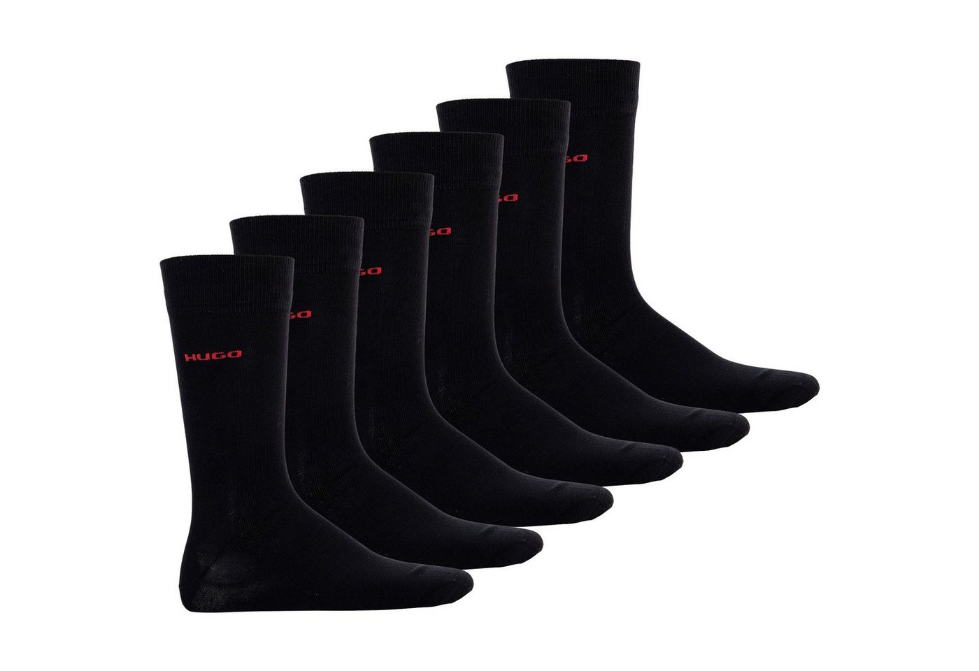 HUGO Kurzsocken Herren Socken, 6er Pack - RS Uni CC, Kurzsocken von HUGO