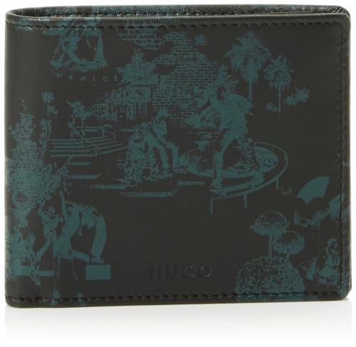 HUGO Lester_8 cc Herren Wallet, Black4 von HUGO