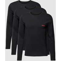 HUGO Longsleeve mit Label-Detail in Black, Größe L HUGO Longsleeve mit Label-Detail in Black, Größe L von HUGO