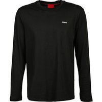 HUGO Herren Longsleeve schwarz von HUGO