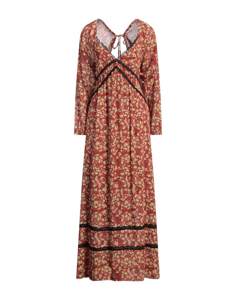 HUGO Maxi-kleid Damen Rostrot von HUGO