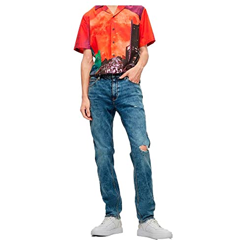 HUGO Men's 708 Jeans_Trousers, Light/Pastel Blue451, 30W / 30L HUGO Men's 708 Jeans_Trousers, Light/Pastel Blue451, 30W / 30L von HUGO