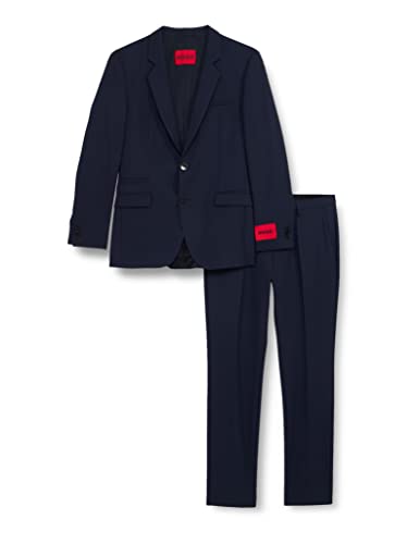 HUGO Men's Arti/Hesten222V1X Business Suit Pants Set, Dark Blue405, 106 von HUGO