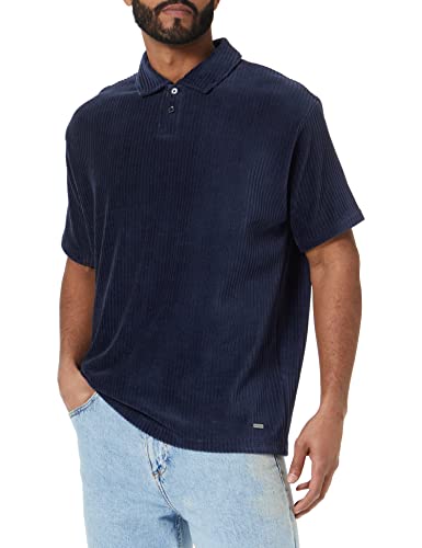 HUGO Men's Dadger Polo, Dark Blue405, S von HUGO