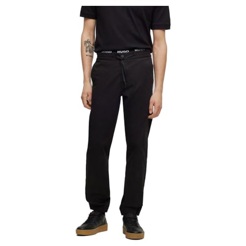 HUGO Men's Davidon224D Trousers_Flat, Black1, 29-34 von HUGO