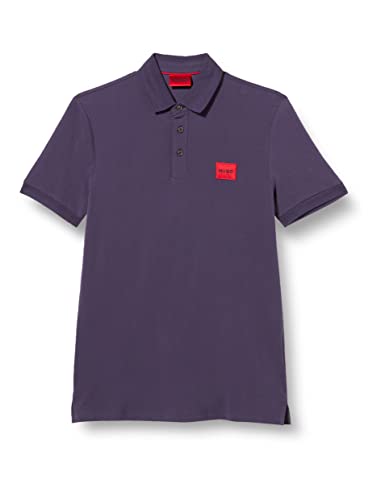 HUGO Men's Dereso222 Polo, Dark Purple509, L von HUGO