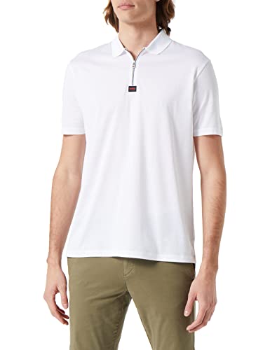 HUGO Men's Deresom223 Polo, Open White127, M von HUGO