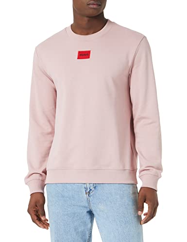 HUGO Men's Diragol212 Sweatshirt, Light/Pastel Pink687, XS von HUGO