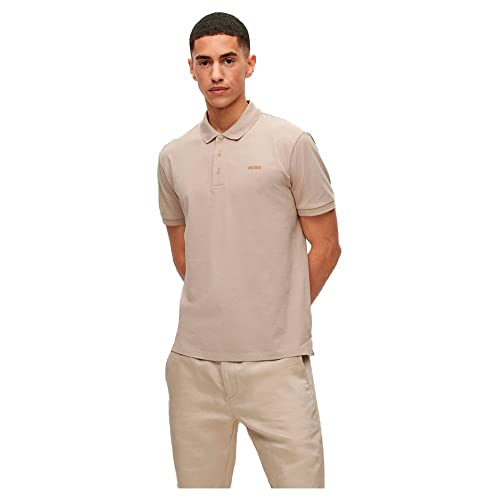 HUGO Men's Donos222 Polo, Light Beige274, XS von HUGO