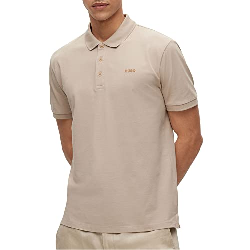 HUGO Men's Donos222 Polo, Light Beige274, XXL von HUGO