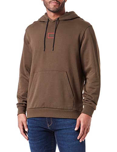 HUGO Men's Dorage Sweatshirt, Dark Green303, L von HUGO