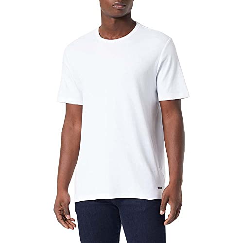 HUGO Herren Dozy Regular-Fit T-Shirt aus Pima-Baumwolle mit Kontrast-Logo Weiß L HUGO Herren Dozy Regular-Fit T-Shirt aus Pima-Baumwolle mit Kontrast-Logo Weiß L von HUGO
