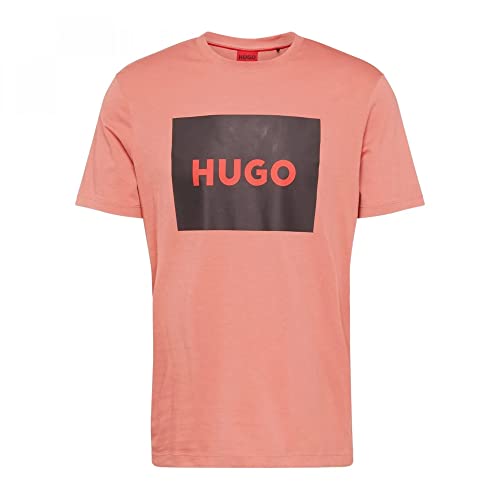 HUGO Men's Dulive222 T-Shirt, Medium Pink665, S von HUGO