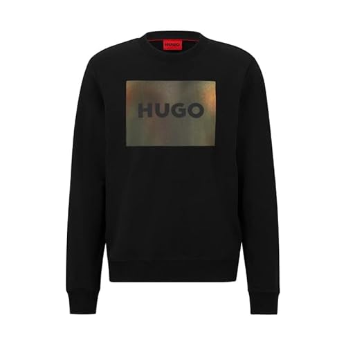 HUGO Men's Duragol_U232 Sweatshirt, Black1, L von HUGO