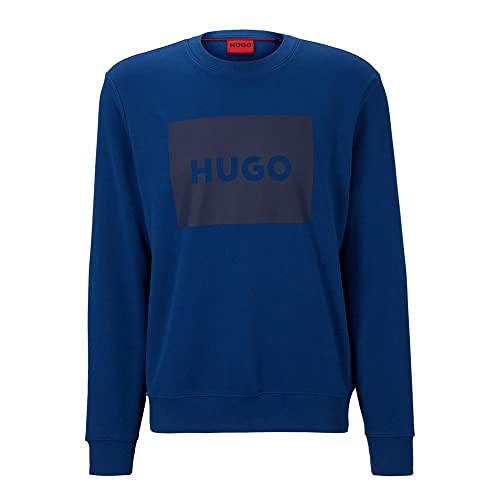 HUGO Men's Duragol222 Sweatshirt, Blue417, M von HUGO BOSS