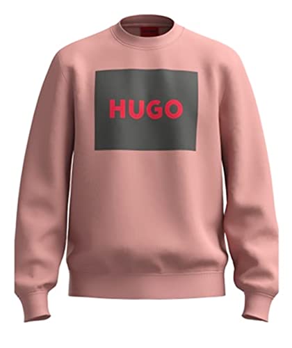 HUGO Men's Duragol222 Sweatshirt, Medium Pink665, XL von HUGO