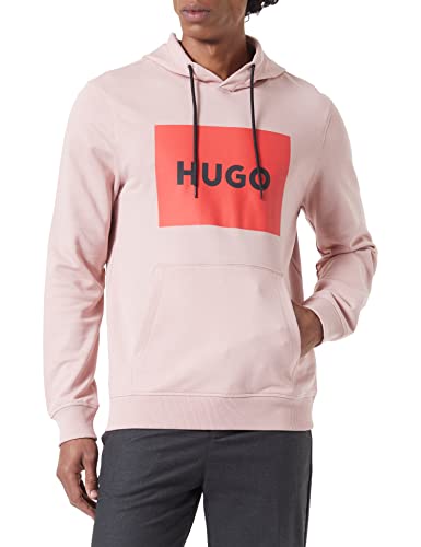 HUGO Men's Duratschi223 Sweatshirt, Light/Pastel Pink687, XXL von HUGO