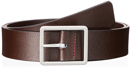 HUGO Men's Ges_Sr35_pgr Belt, Dark Brown202, 100 von HUGO