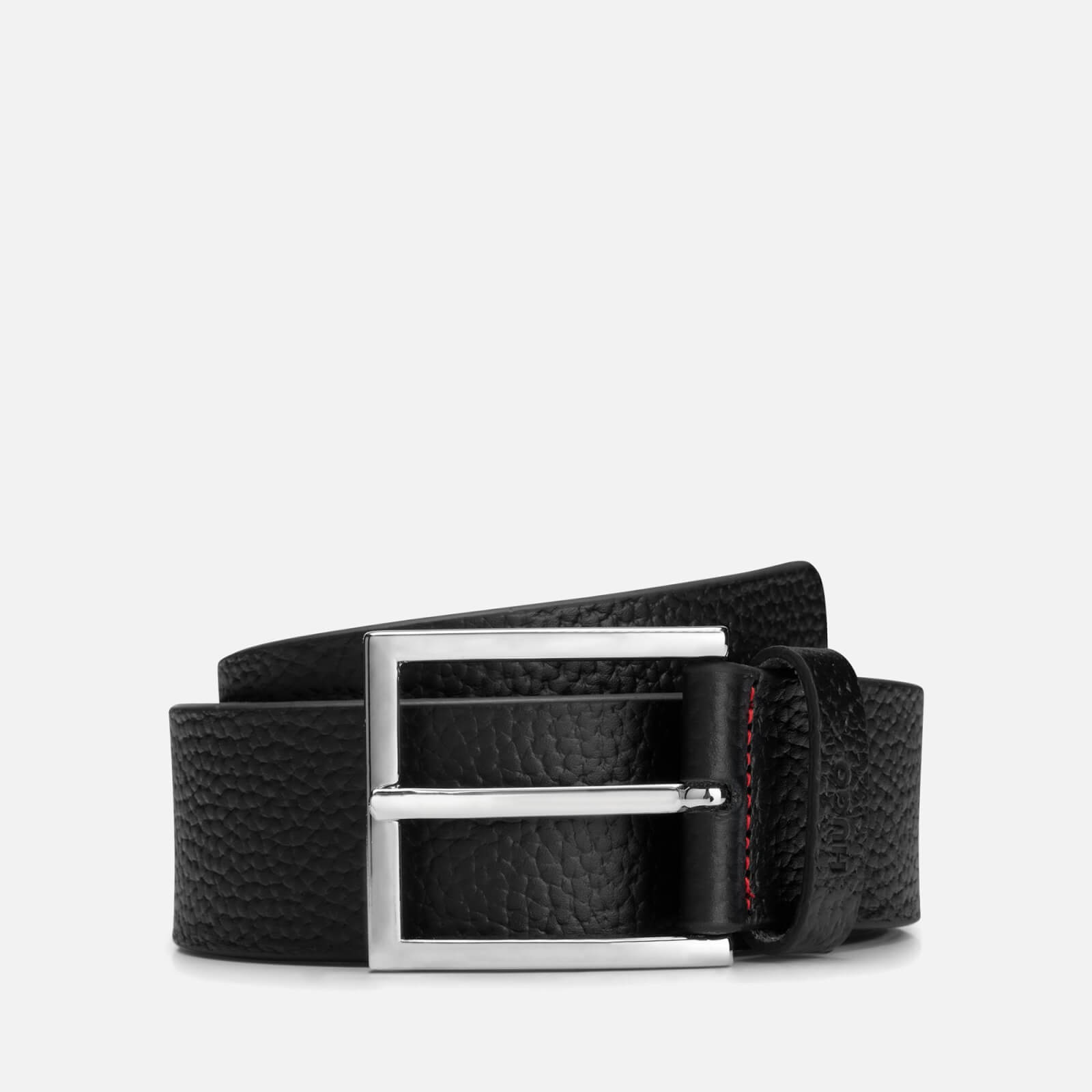 HUGO Giaspo Pebbled Leather Belt - 85cm von HUGO