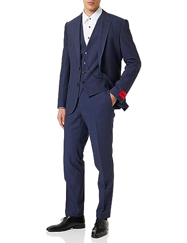 HUGO Men's Henry/Getlin233V1X Suit, Dark Blue405, 44 von HUGO