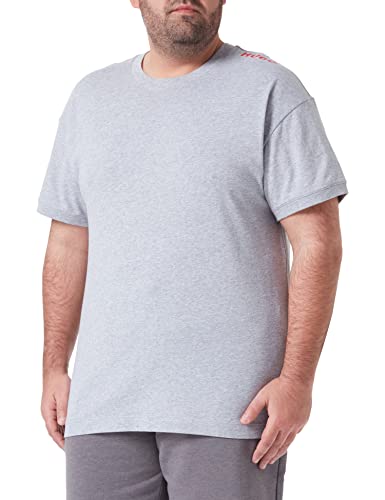 HUGO Men's Labelled Loungewear_T_Shirt, Medium Grey35, M von HUGO