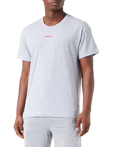 HUGO Men's Linked Pyjama T-Shirt, Medium Grey35, S von HUGO