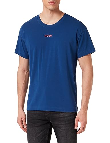 HUGO Men's Linked Pyjama T-Shirt, Navy417, M von HUGO