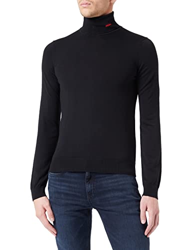 HUGO Men's San Thomas-M Sweater, Black2, S von HUGO