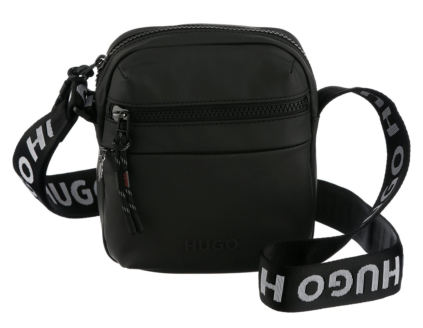 HUGO Mini Bag WANNER_NS_Zip, kleine Herren Schultertasche, Umhängetasche mit breitem Schulterriemen von HUGO
