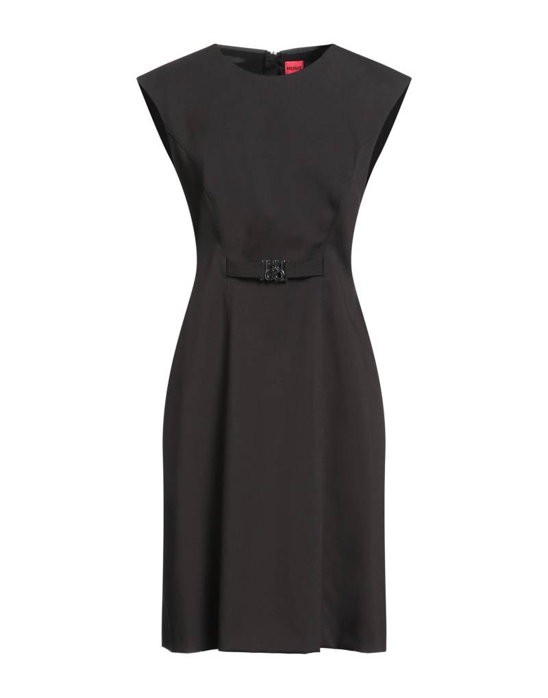 HUGO Midi-kleid Damen Schwarz von HUGO