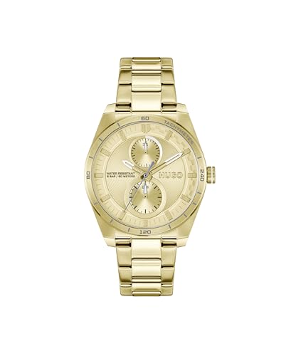 HUGO Multi Zifferblatt Quarz Uhr für Damen Kollektion #Fast for HER mit Edelstahlarmband HUGO Multi Zifferblatt Quarz Uhr für Damen Kollektion #Fast for HER mit Edelstahlarmband von HUGO