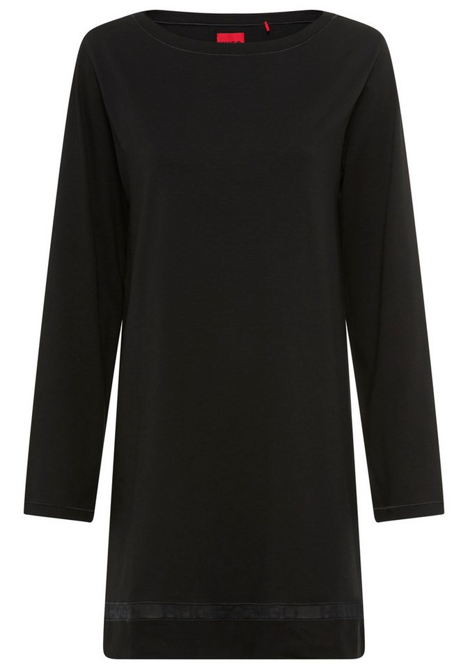 HUGO Nachthemd Mesh Logo mit Mesh-Einsatz von HUGO