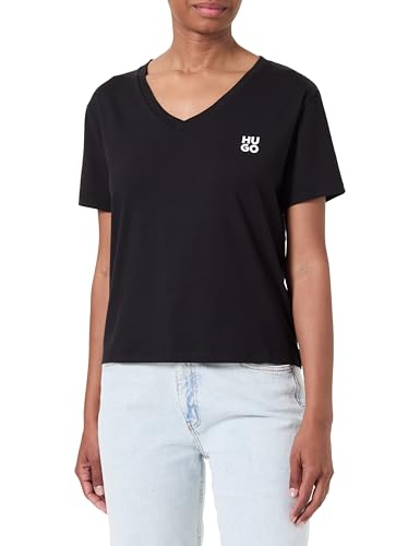 HUGO Nika_T-Shirt 10257077 01 1black M HUGO Nika_T-Shirt 10257077 01 1black M von HUGO