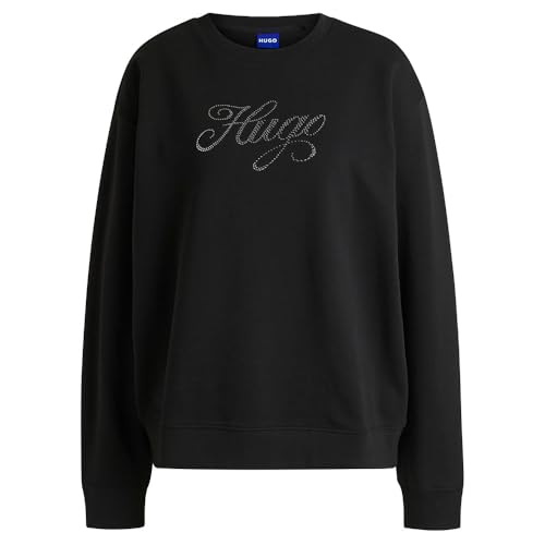 HUGO Oversized Crew_B_2 10266045 01 Sweatshirt Black001 XXL von HUGO