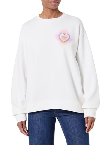 HUGO Oversized Crew_B_2 10266045 01 Sweatshirt Natural102 M von HUGO