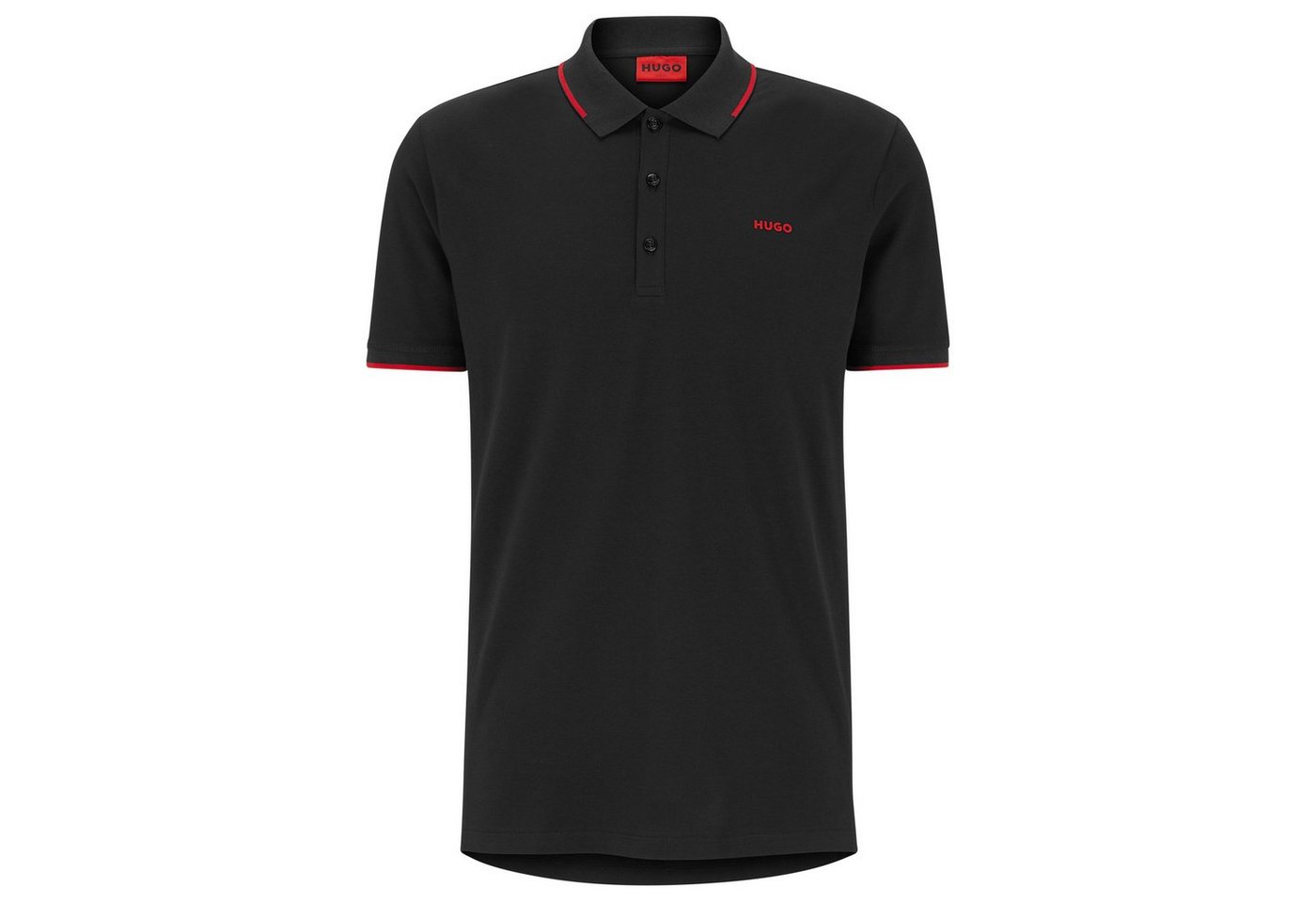 HUGO Poloshirt Herren Poloshirt - DINOSO222, Pique, Knopfleiste von HUGO