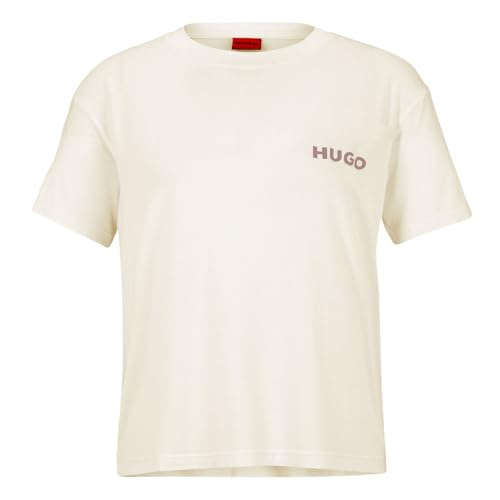 HUGO Pyjama_T_Shirt Damen,Open White111,L von HUGO