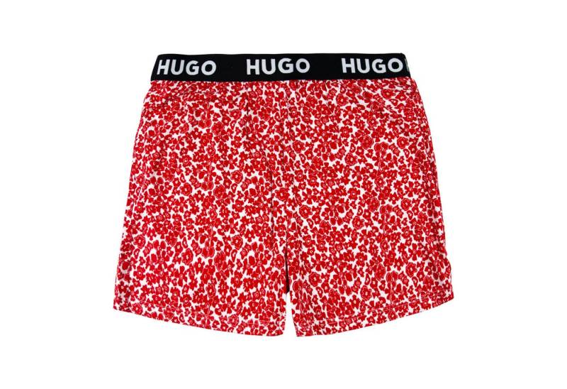 HUGO Pyjamashorts Unite Shorts Printed mit sichtbarem Bund mit Marken-Logos von HUGO